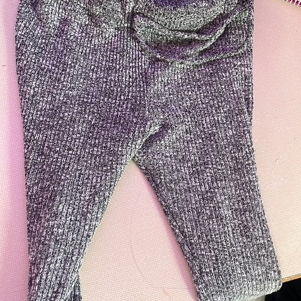Grey ribbed Fashion Nova leggings